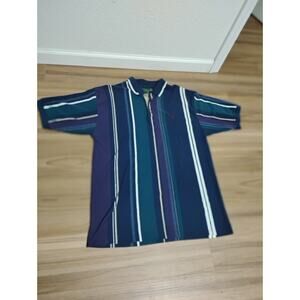 Vintage Knights of Round Table Polo Multicolor XLarge Short Sleeve Men 90's